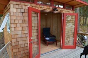 Randy Dion and Deborah Haensli searched for awhile for the perfect addition to their Orcas Island getaway.