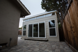 Darren added an extra foot to the standard height of the Modern-Shed to allow for more room for his training facility.