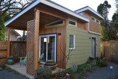The 12 by 18 Modern-Shed loft Tiny Home Airbnb