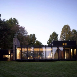 David's modern-style home in rural Pennsylvania.