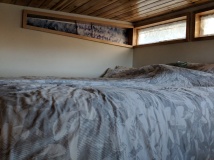 The secluded loft adds privacy