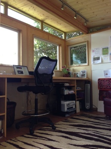 Fay Mark uses her Modern-Shed for a variety of uses.