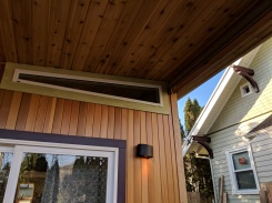 Marc and Jeanine love that the shed flows well with the style of their older Victorian home
