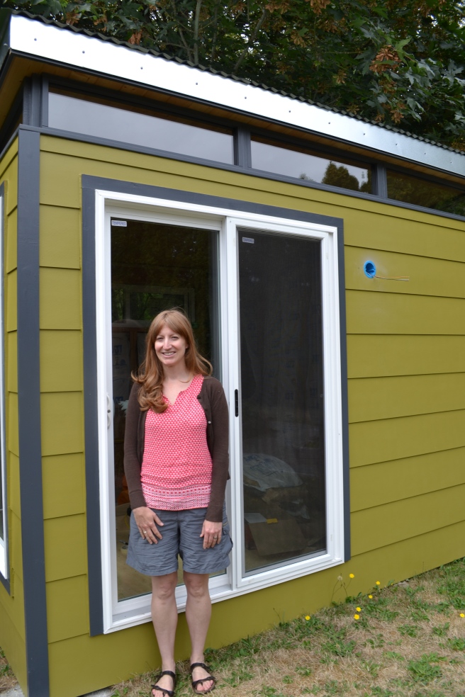 Tami works from home as a scientific illustrator and animator. She can't wait to work out of her Modern-Shed home office.